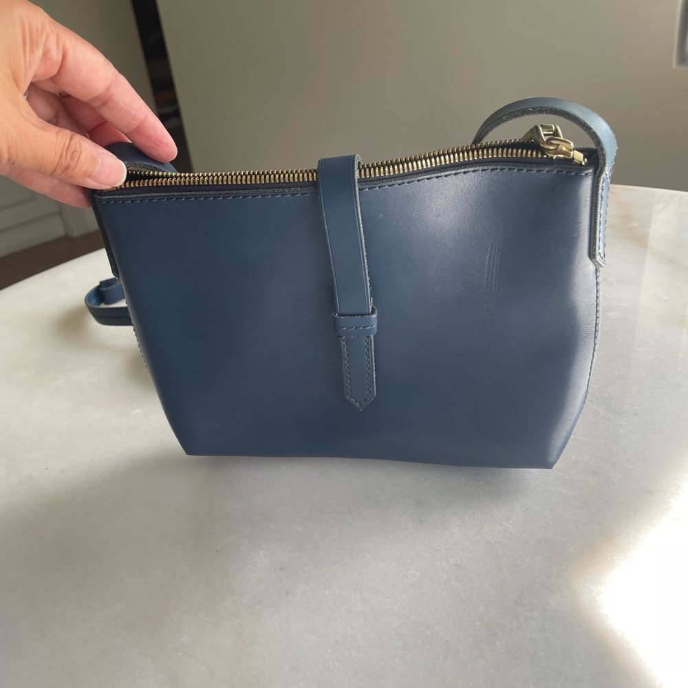J Crew leather Crossbody bag